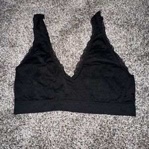 Black Stretchy Bralette Size Small